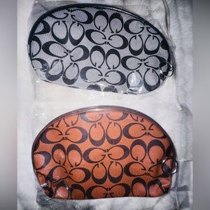 2/ NWT- Cosmetic Pouches- with keychain loop on as well- come together